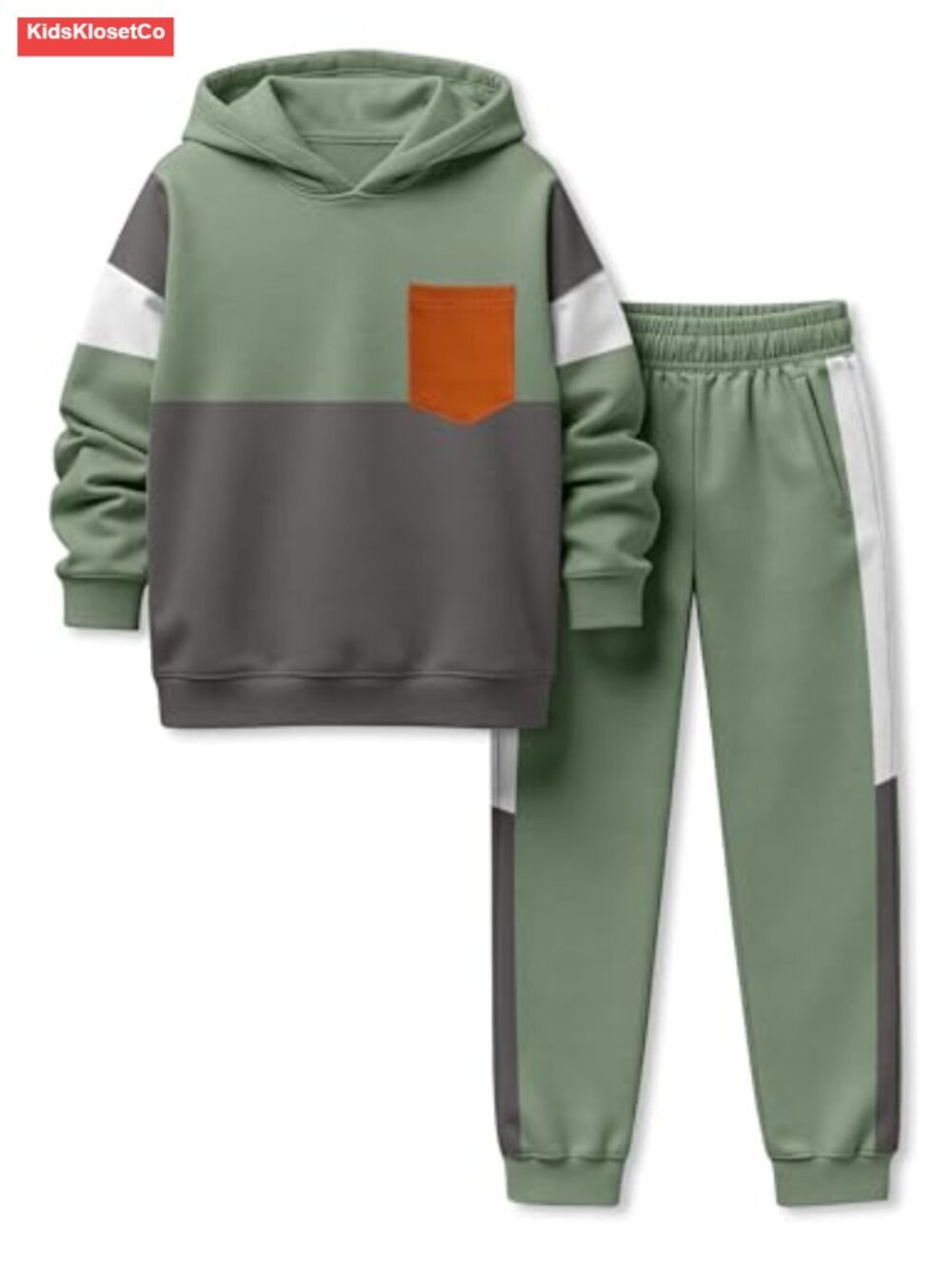 Boys Cotton Blend Long Sleeve Hoodie & Pants 2PC Set